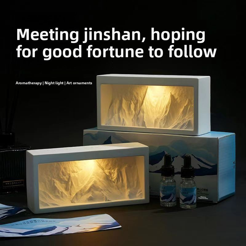 Sunshine Snow Mountain Electric Aroma Lamp