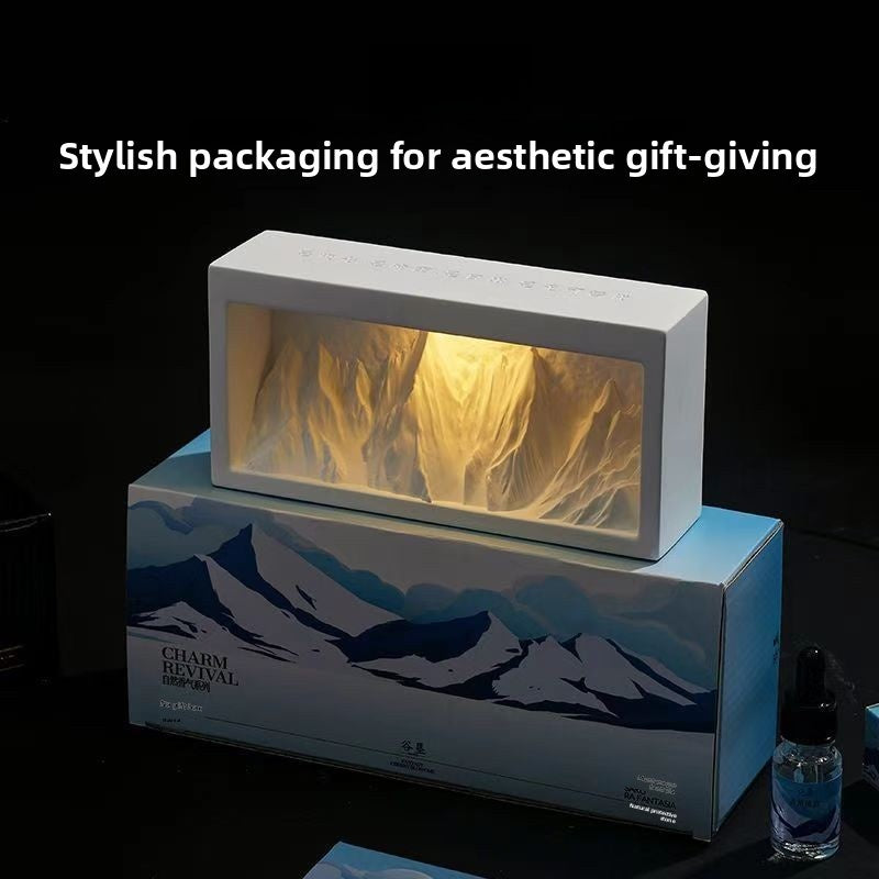 Sunshine Snow Mountain Electric Aroma Lamp