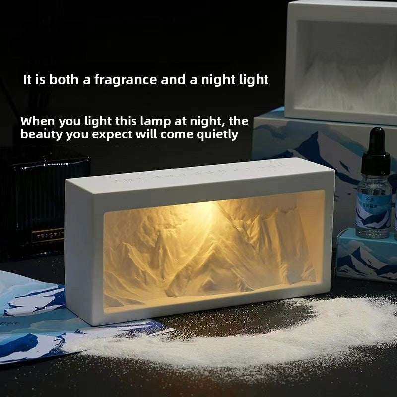 Sunshine Snow Mountain Electric Aroma Lamp