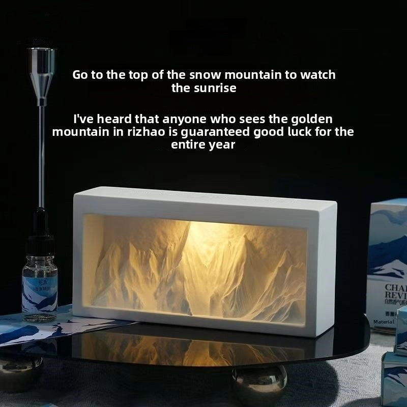 Sunshine Snow Mountain Electric Aroma Lamp